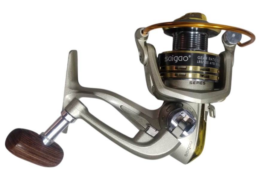 Carrete De Cuerpo Metálico Para Pesca, 3